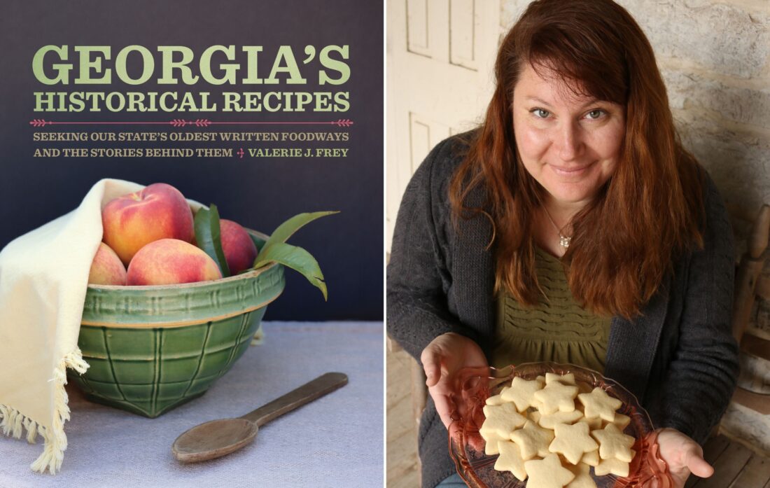 A book cover and portrait of a woman