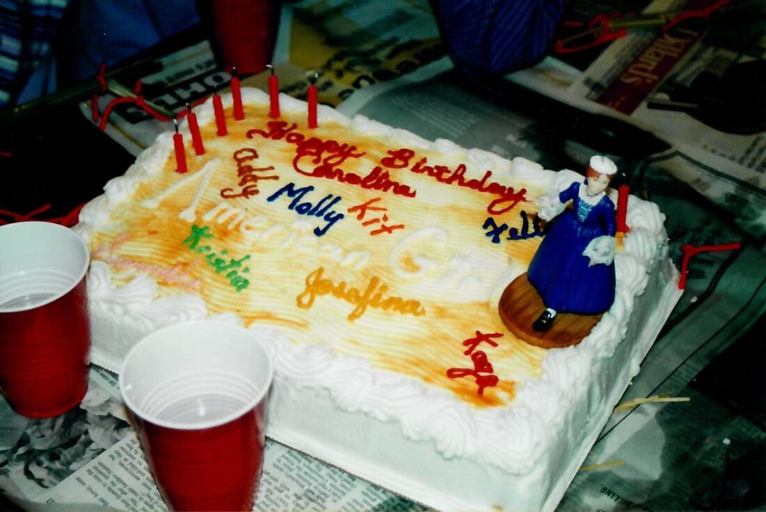 A birthday cake