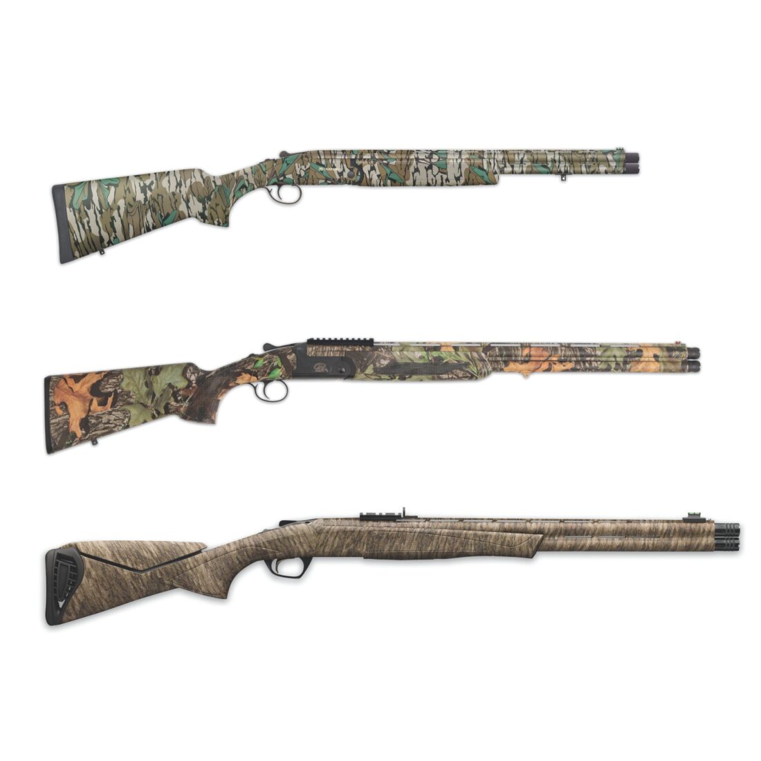 A trio of three guns