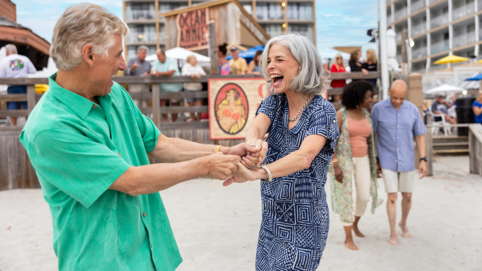A couple shags on the beach