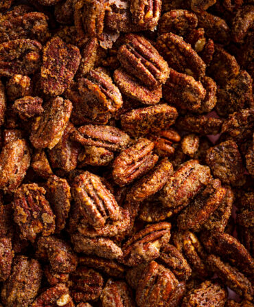 A spread of pecans